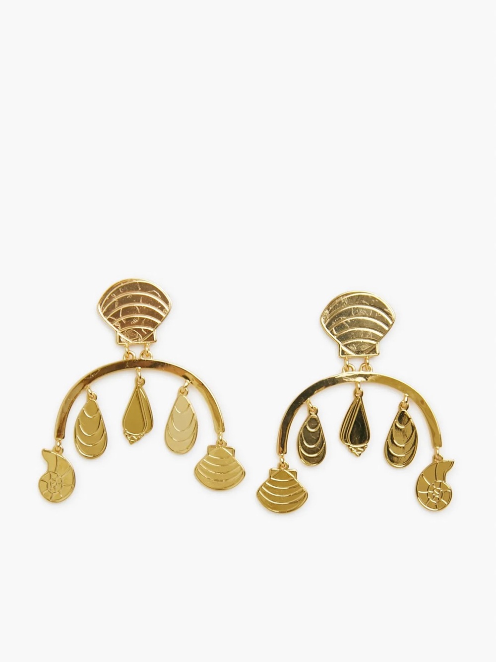 Tuckernuck ‘Gold Cumberland Earrings’ - Picture 2 of 2